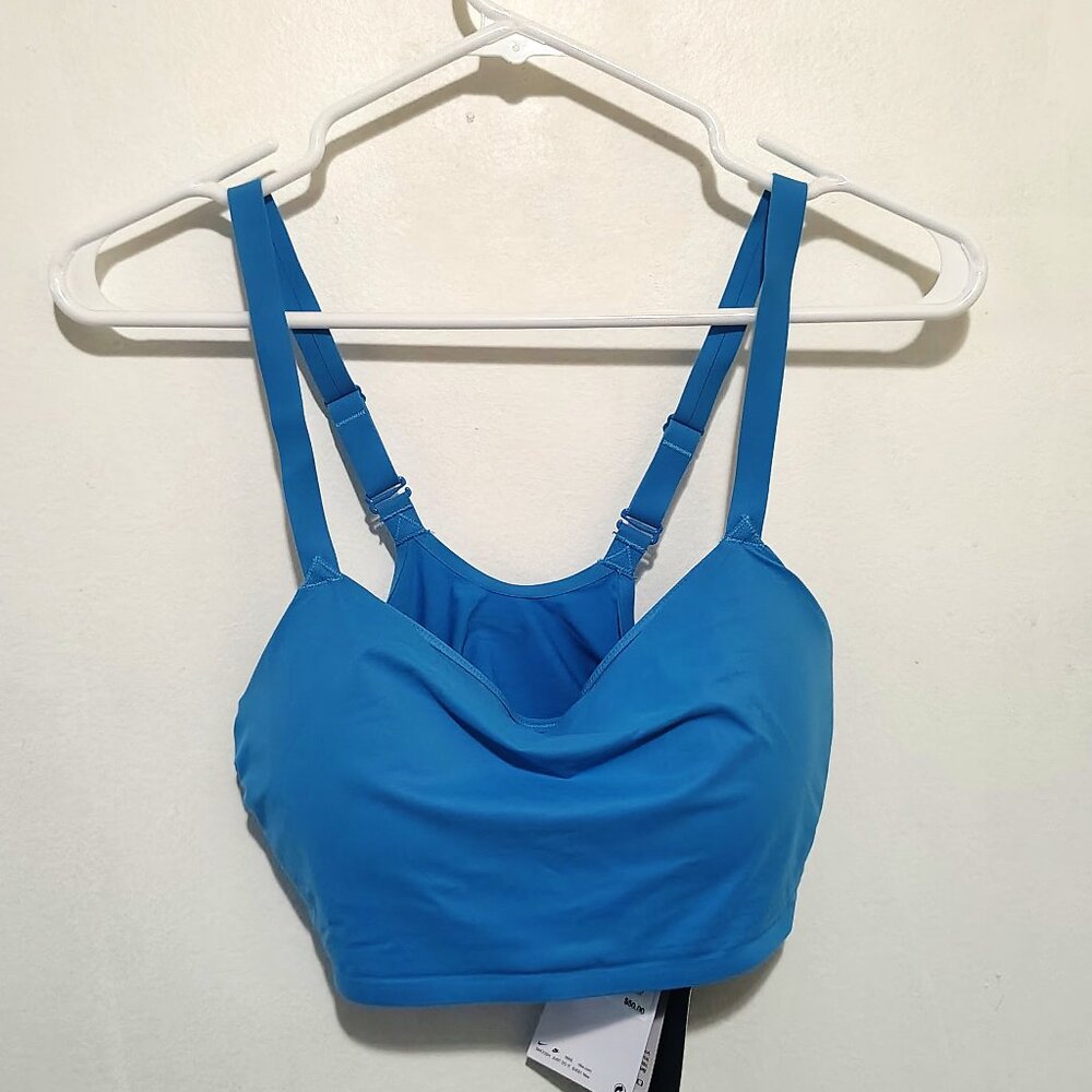 Nike Convertible Luxe Sports Bra (Artic Blue)